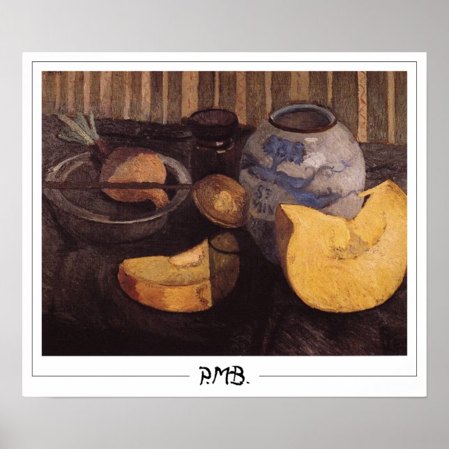 Paula Modersohn-Becker Zedign Art Poster #81 (Front)