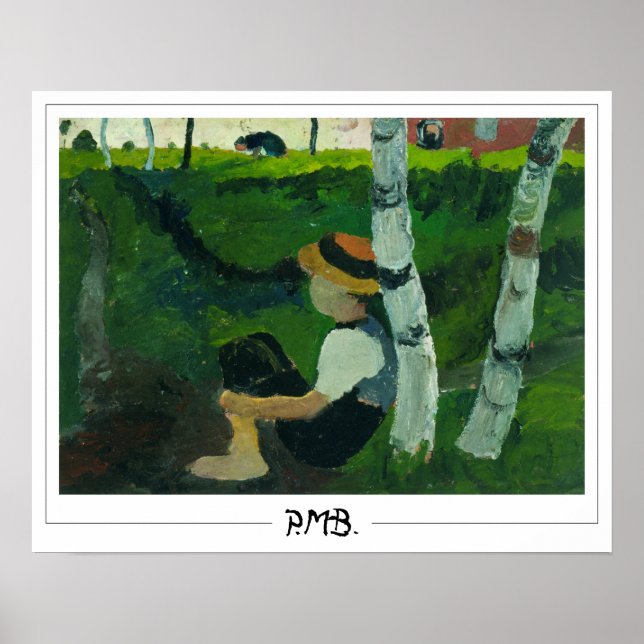 Paula Modersohn-Becker Zedign Art Poster #9 (Front)