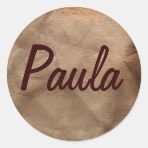 PAULA Name Stickers Collection