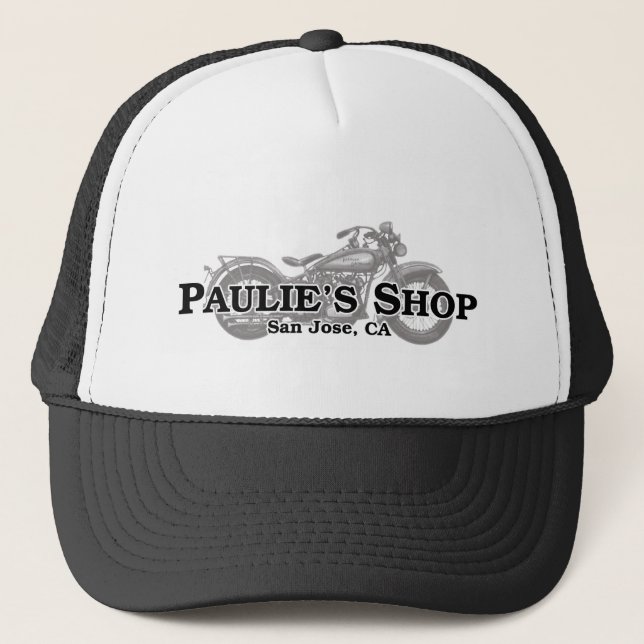 Paulie's Shop Trucker Hat (Front)