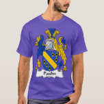 Paulin Coat of Arms Family Crest  T-Shirt<br><div class="desc">Paulin Coat of Arms Family Crest  .Check out our family t shirt selection for the very best in unique or custom,  handmade pieces from our shops.</div>