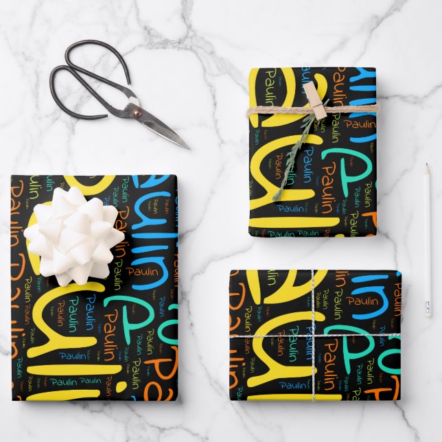 Paulin Wrapping Paper Sheet (Front)