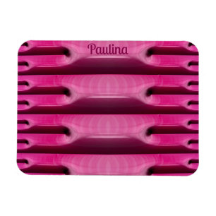 PAULINA ~ BONBONS Rose Pink ~ Fractal Art ~ Magnet