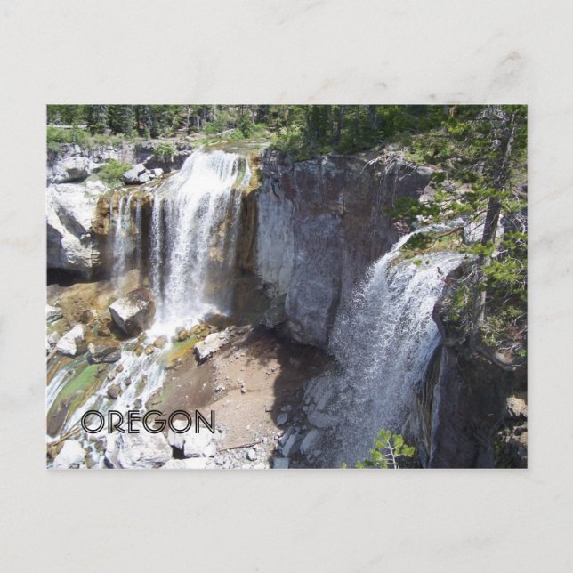 Paulina Creek Falls Postcard (Front)