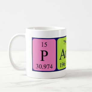 Paulina periodic table name mug