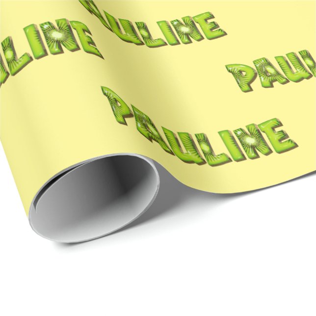 Pauline Kiwi Fruit Gift Paper Gift Paper (Roll Corner)