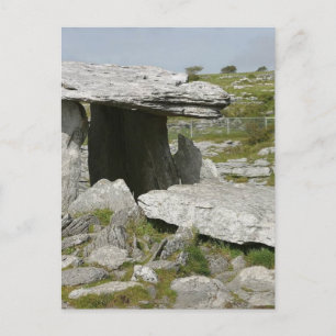 Paulnabrone Tombs Dolmens Burren Rocks Slabs Postcard