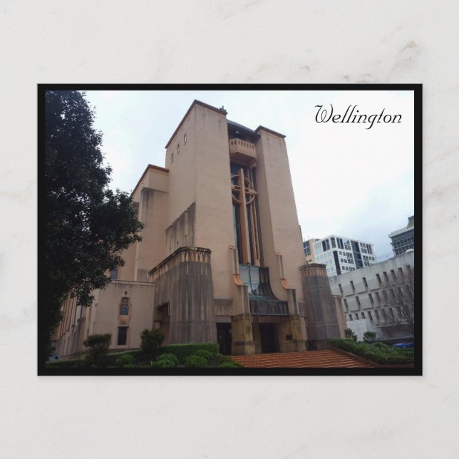 pauls cathedral wellington postcard (Front)