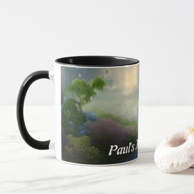 Paul's Morning Tea Personalised Customisable Mug (With Donut)