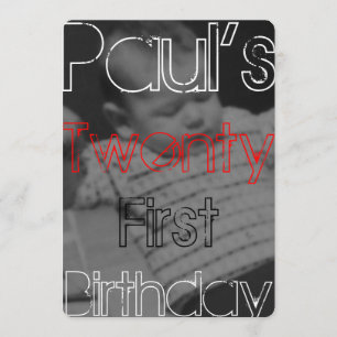 Paul's Twenty First Invitation