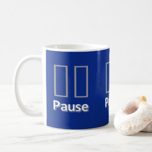 Pause, Blue Mug