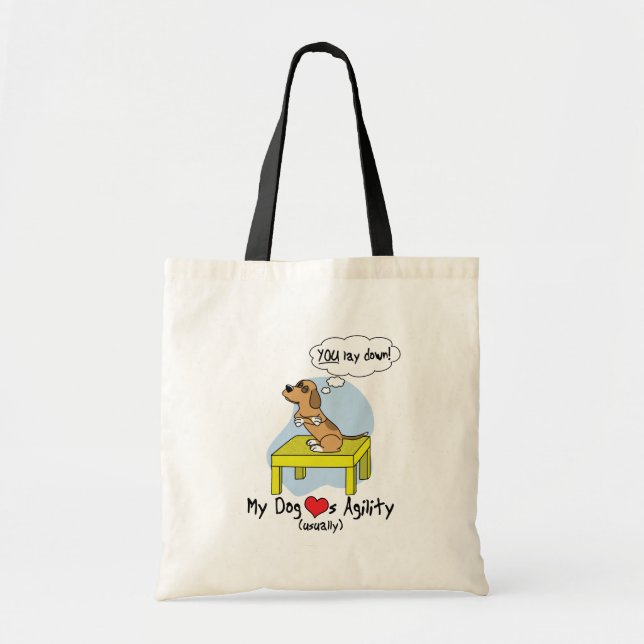 Pause Table Agility Humour Tote Bag (Front)