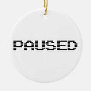 PAUSED CERAMIC TREE DECORATION