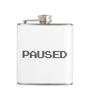 PAUSED HIP FLASK