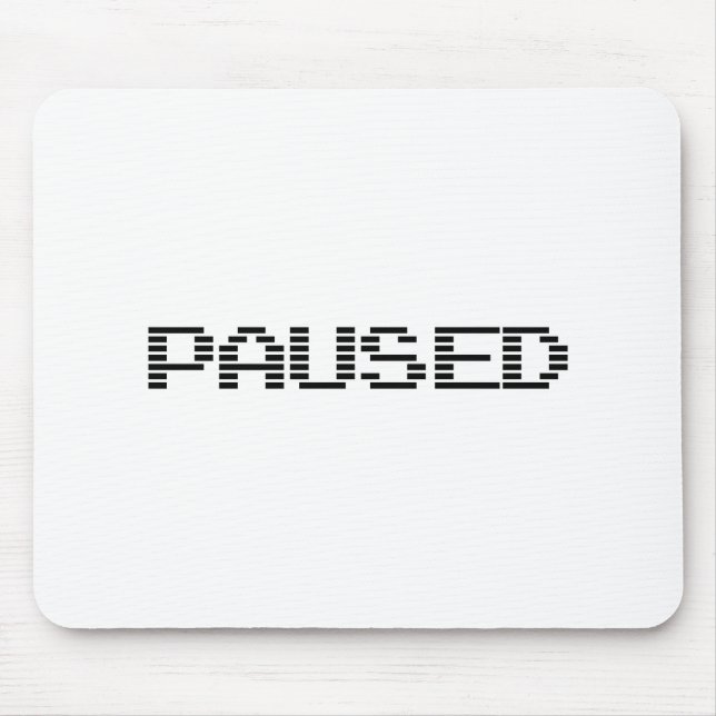 PAUSED MOUSE MAT (Front)