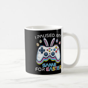 Paused My Game For Easter Gaming Gamer Men Boys Ki Coffee Mug