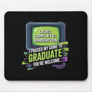 Paused My Game To Graduate Gamer Cl Of 2025 Gradua Mouse Mat
