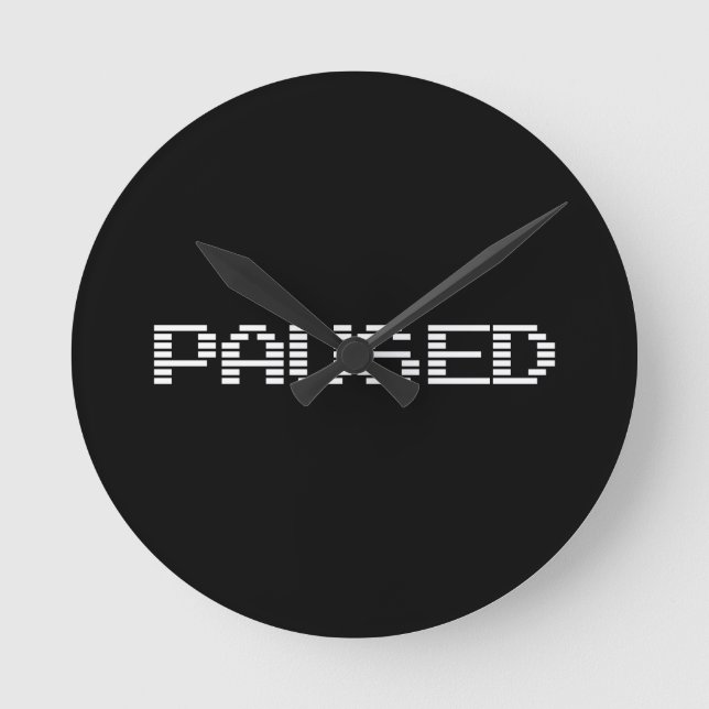 PAUSED ROUND CLOCK (Front)
