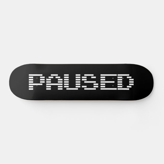 PAUSED SKATEBOARD (Horz)