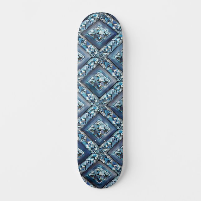 Pave Diamond Skateboard (Front)