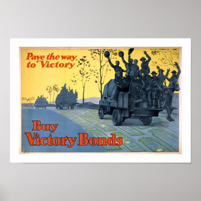 Pave The Way To Victory (white) Poster (Front)