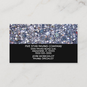 Paved Road Business Card