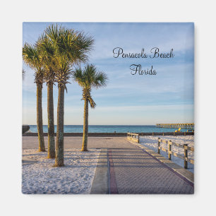 Paved Walkway To Pensacola Beach Magnet