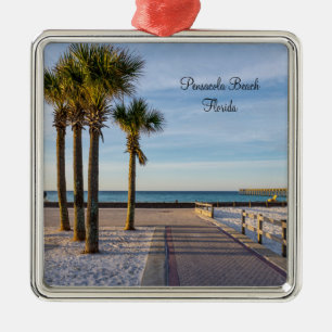 Paved Walkway To Pensacola Beach Ornament