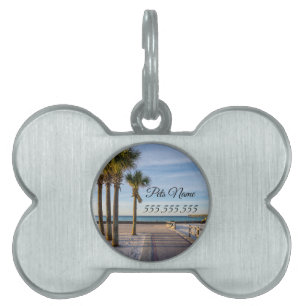 Paved Walkway To Pensacola Beach Pet Tag