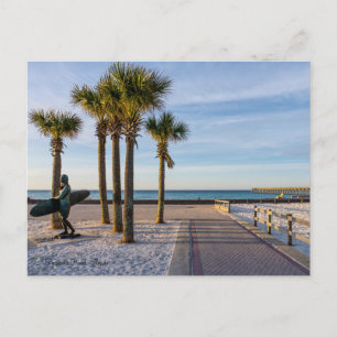 Paved Walkway To Pensacola Beach Postcard