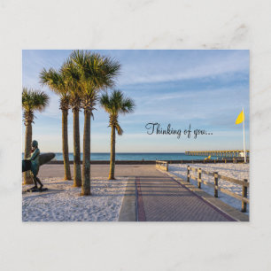 Paved Walkway To Pensacola Thinking Of U Postcard