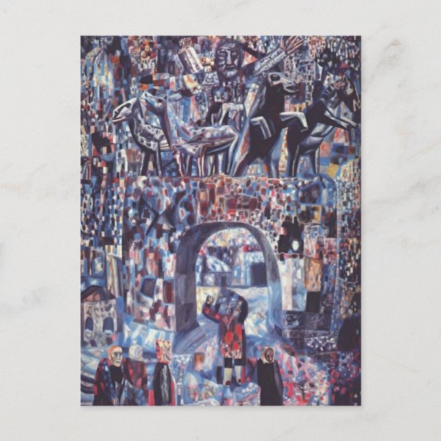 Pavel Filonov: The Narva Gates Postcard (Front)