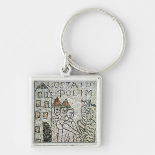 Pavement of St. John the Evangelist Key Ring