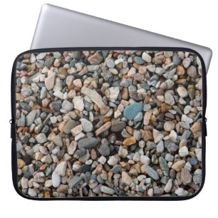 Pavement pebble textureabstract, home decor, backg laptop sleeve