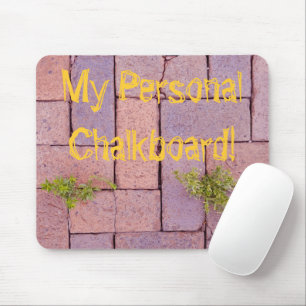 Paving Stones and Weeds In The Walkway Photograph Mouse Mat