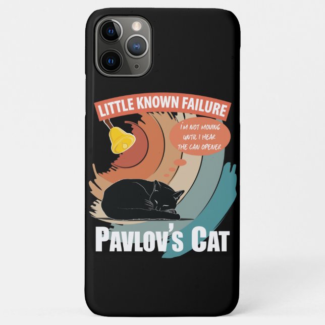 Pavlov's Cat - Funny Psychology Case-Mate iPhone Case (Back)