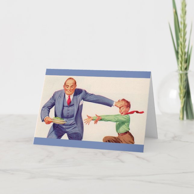 Pavlov's creamed spinach card (Front)