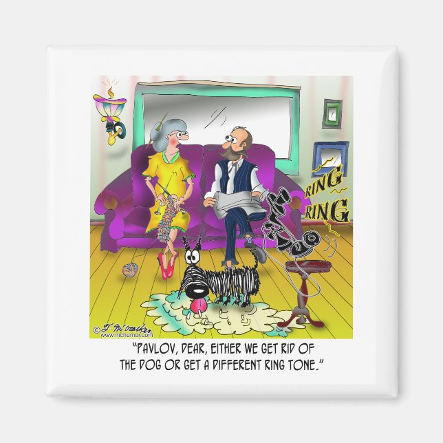 Pavlov's Ring Tone Magnet (Front)