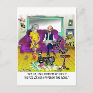 Pavlov's Ring Tone Postcard