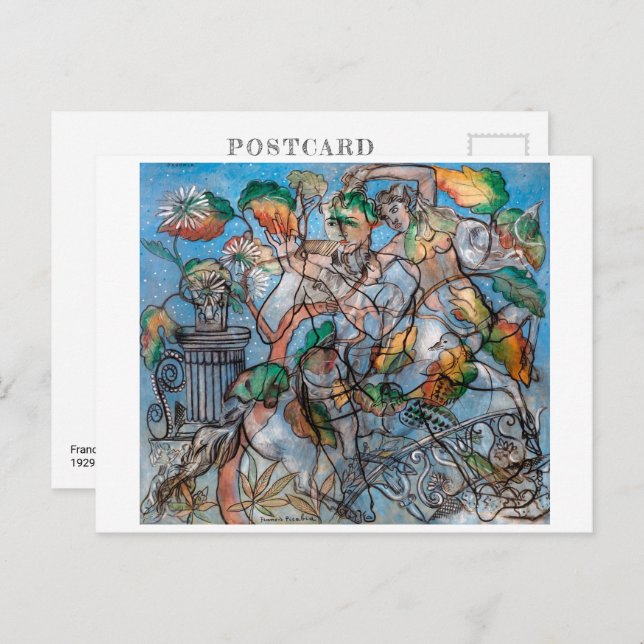 Pavonia | Francis Picabia | Postcard (Front/Back)