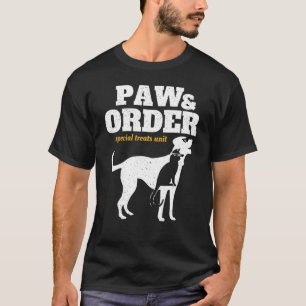 Paw And Order Special Feline Unit Pets Dog Cat Vi T-Shirt