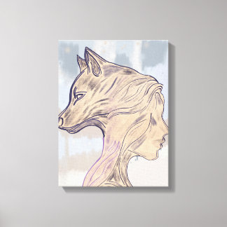 Paw and Still II – Silent Companionship Canvas Print