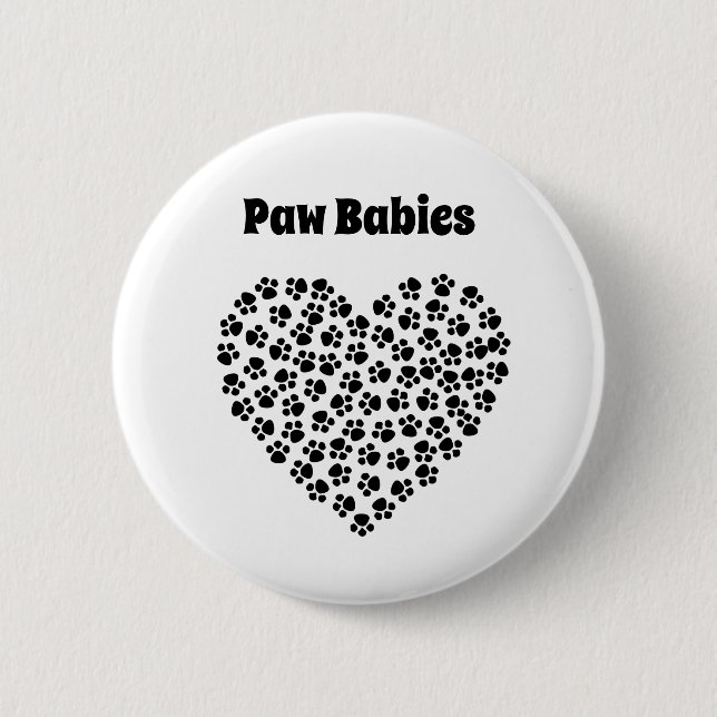 Paw Babies. Pet Mum  Happy Mother's Day 6 Cm Round Badge (Front)