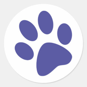 Paw Classic Round Sticker