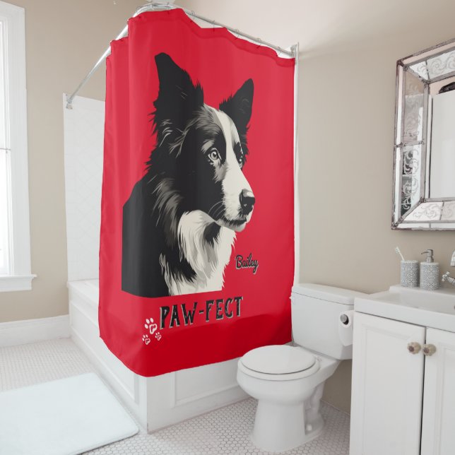Paw-fect Shower Curtain (In Situ)