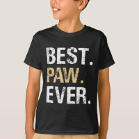 Paw Gift From Granddaughter Grandson Best Paw Ever