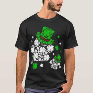 Paw Hat Leprechaun St Patricks Day Shamrock Dog Ca T-Shirt