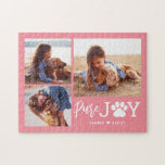 Paw Joy EDITABLE COLOR Personalised Puzzle<br><div class="desc">Photo gifts make the best gifts! Easily personalised with your text and/or photo(s) for a custom look. Designed by Berry Berry Sweet. View more designs at www.berryberrysweet.com</div>