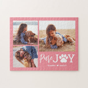 Paw Joy EDITABLE COLOR Personalised Puzzle