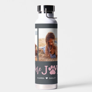 Paw Joy EDITABLE COLOR Water Bottle